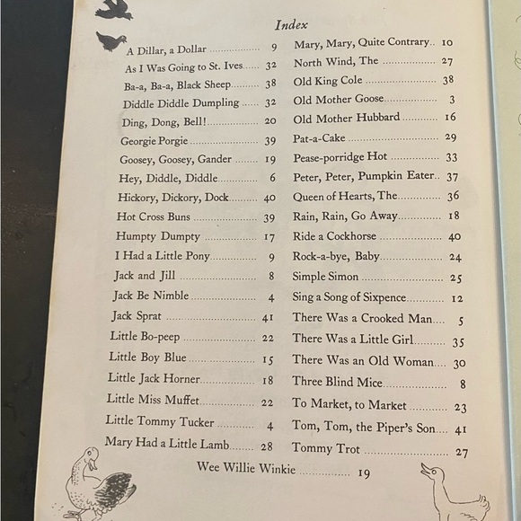 Vintage Mother Goose Little Golden Book - Picture 2 of 5